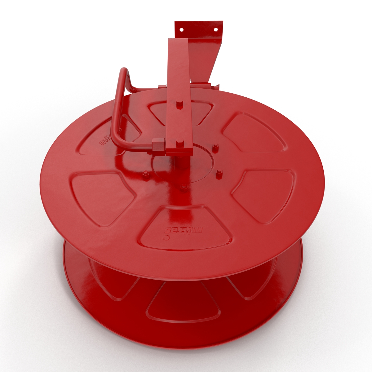 3D model Hose Reel for Water Truck