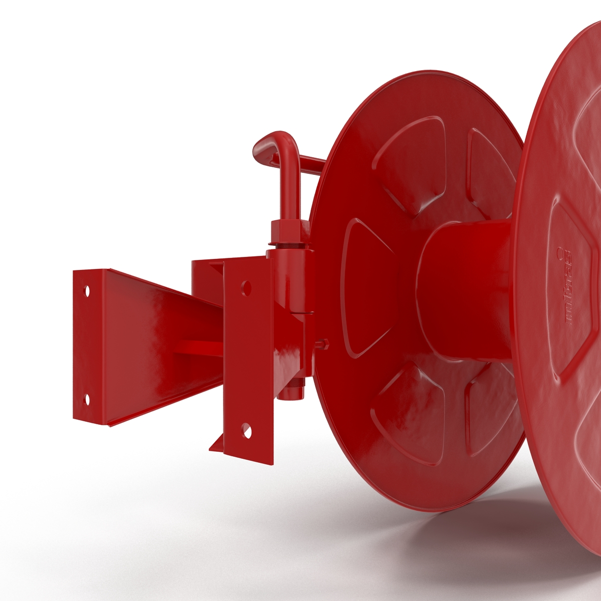 3D model Hose Reel for Water Truck