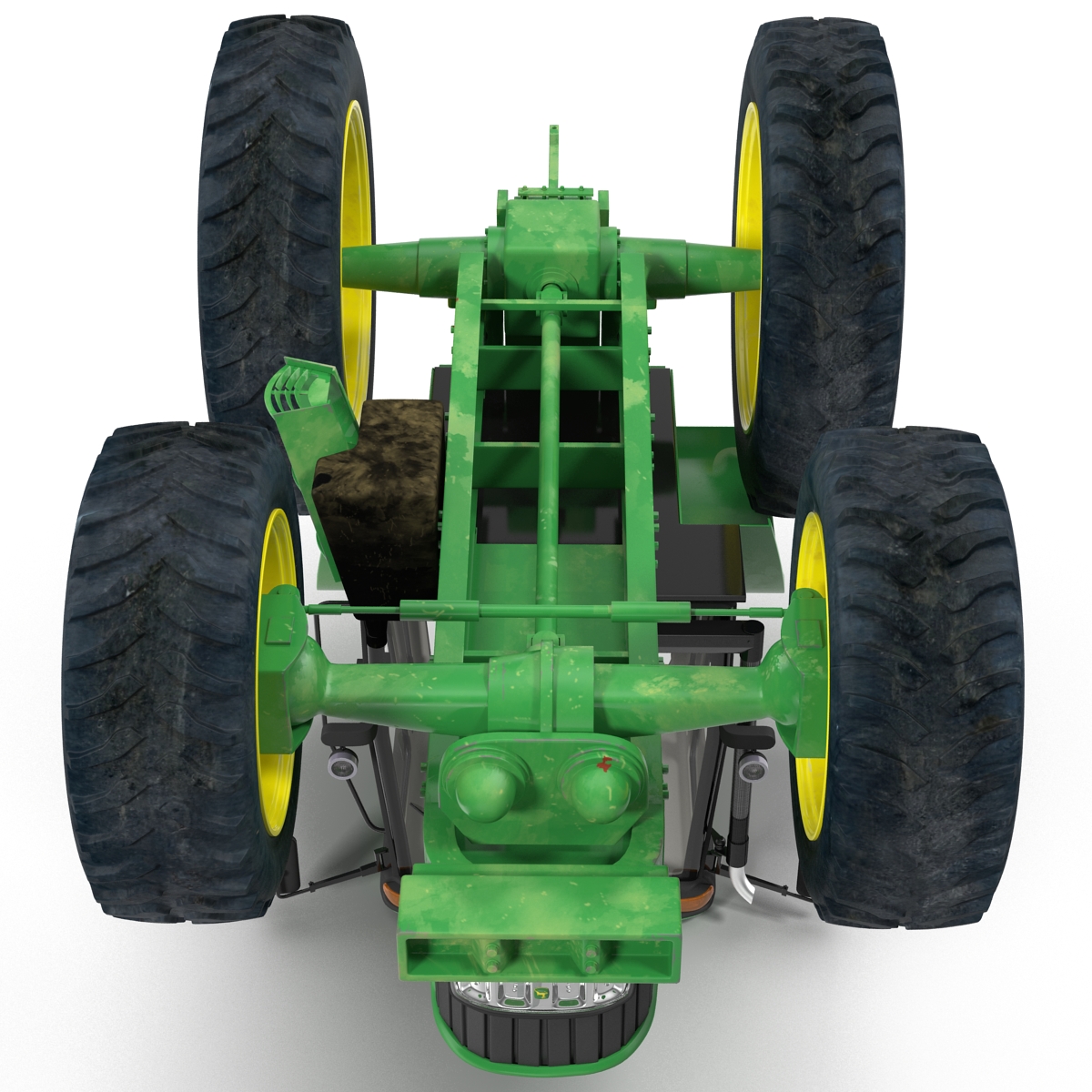 3D Tractor John Deere 7330 model