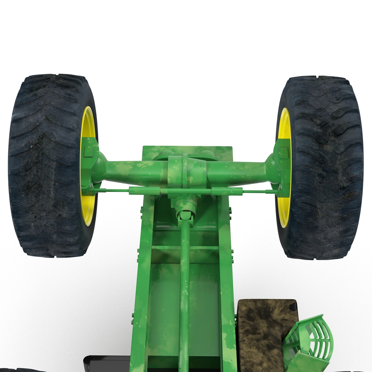 3D Tractor John Deere 7330 model