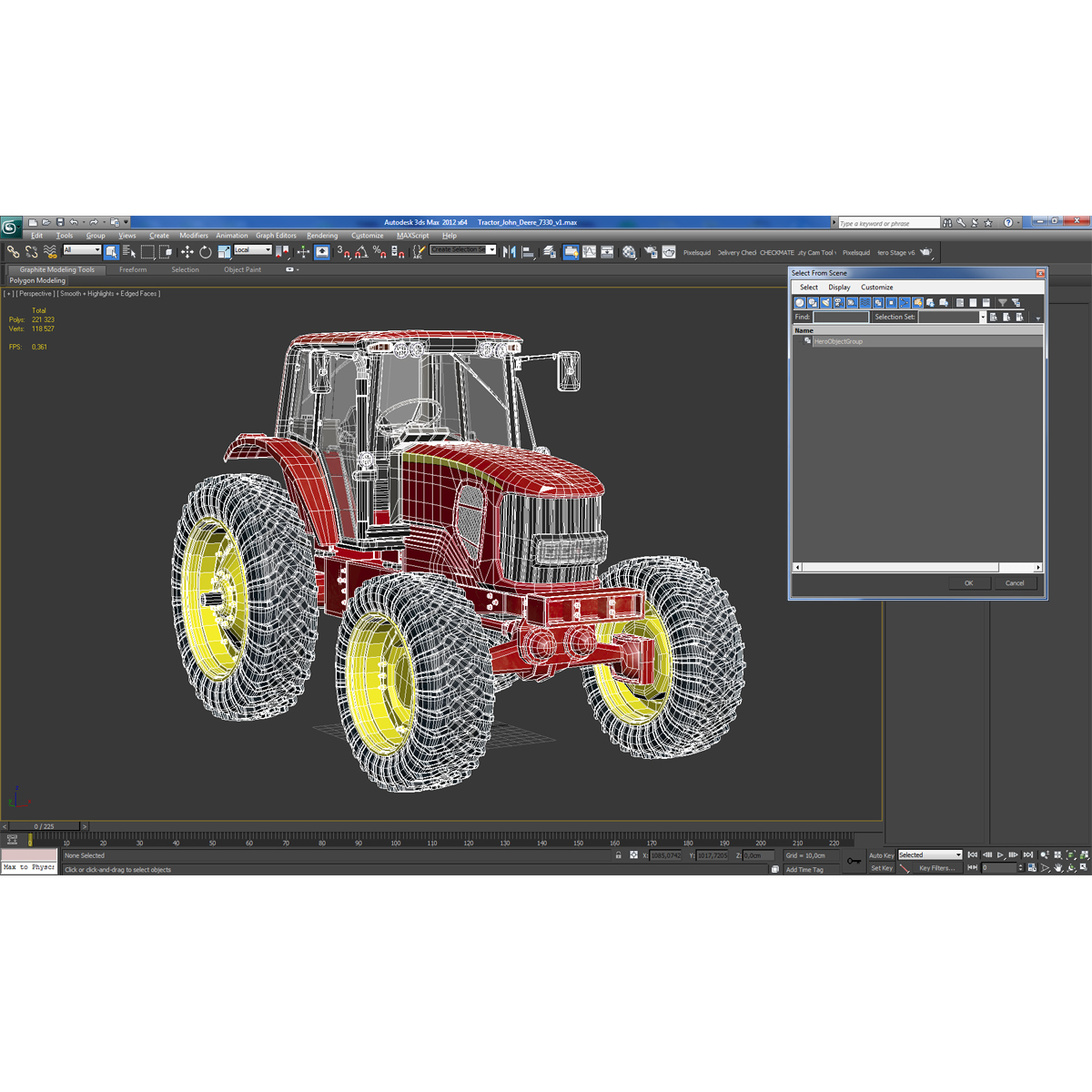 3D model Tractor Generic