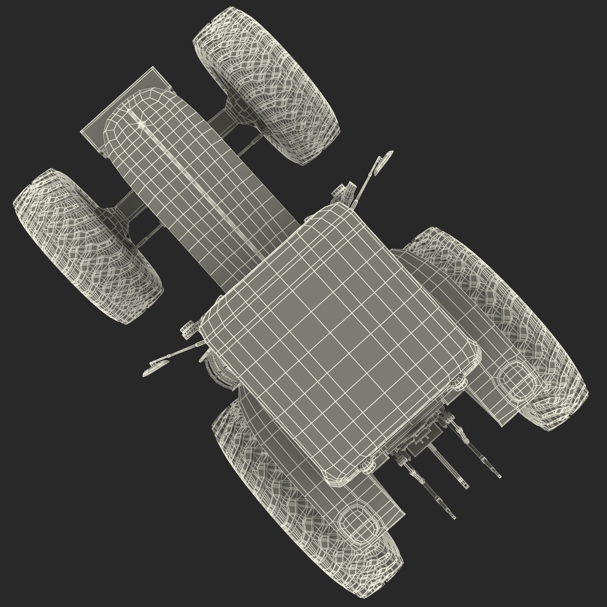 3D model Tractor Generic