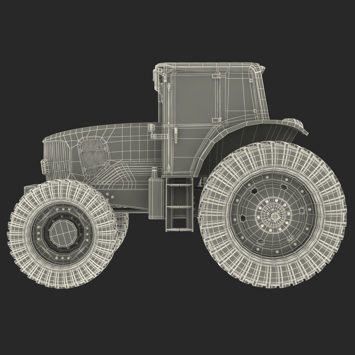 3D model Tractor Generic