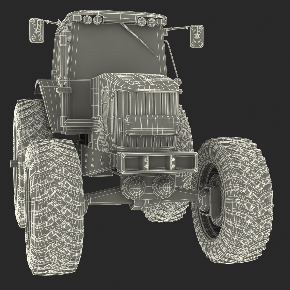 3D model Tractor Generic