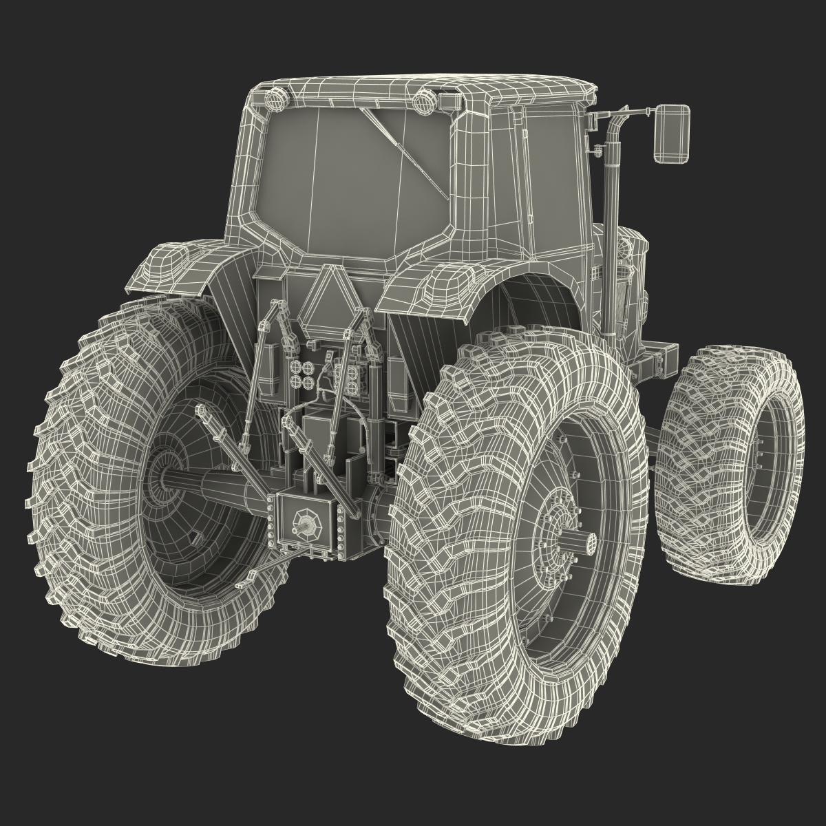 3D model Tractor Generic