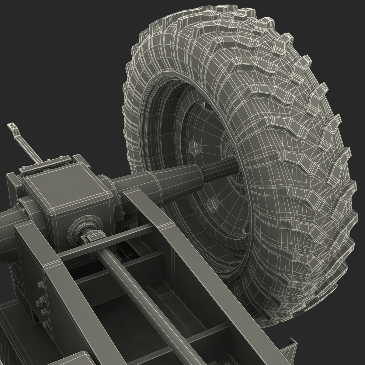 3D model Tractor Generic