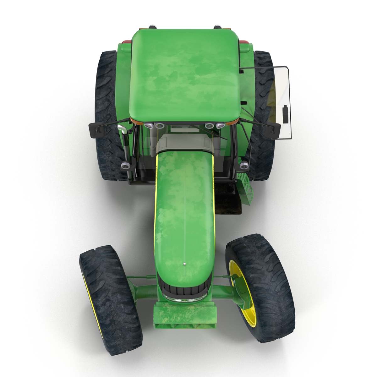 3D model Tractor John Deere 7330 Rigged