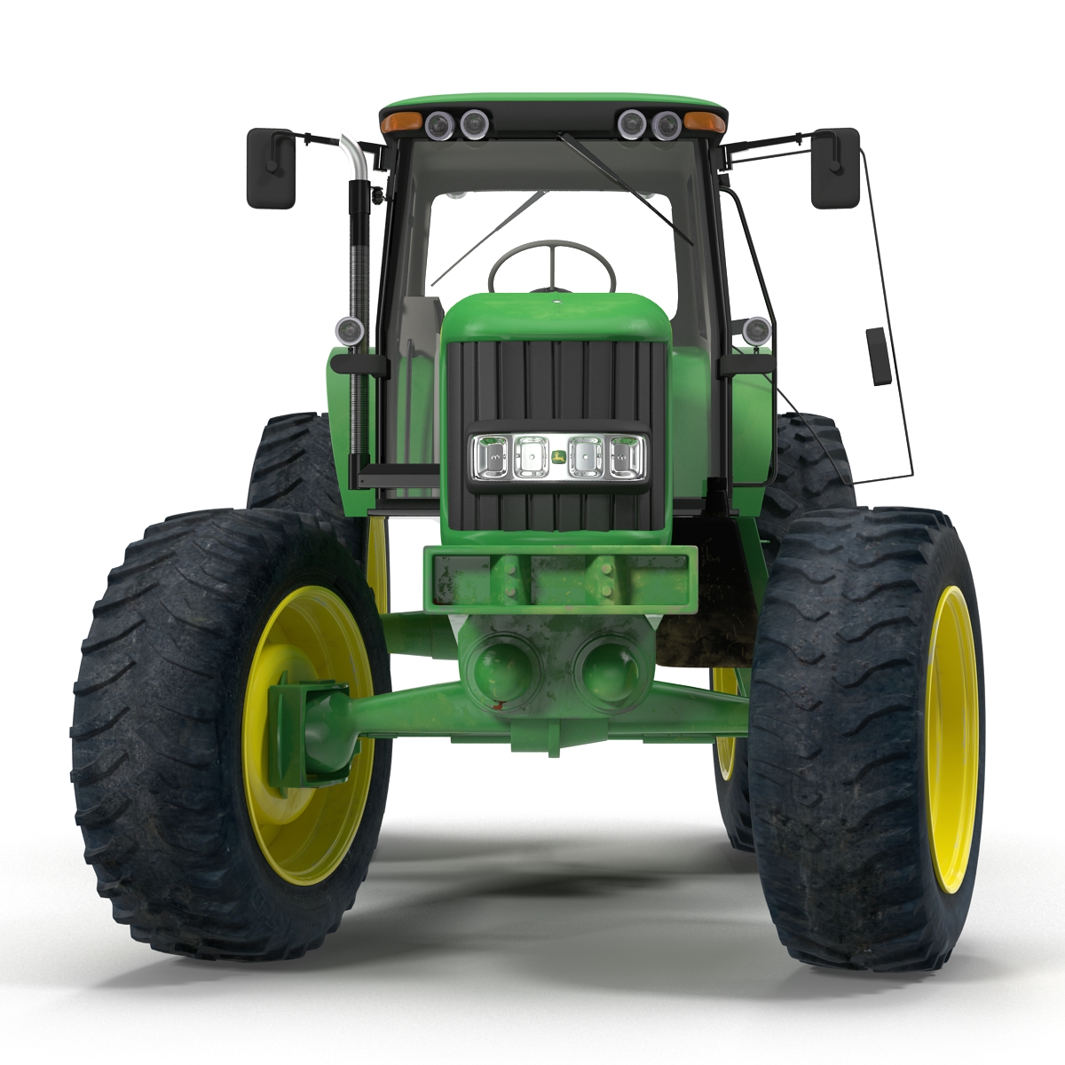 3D model Tractor John Deere 7330 Rigged