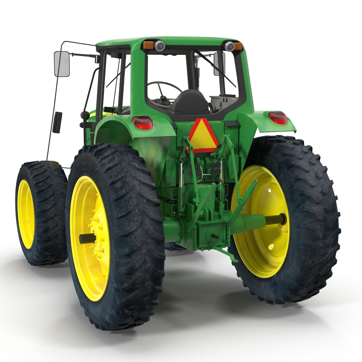 3D model Tractor John Deere 7330 Rigged