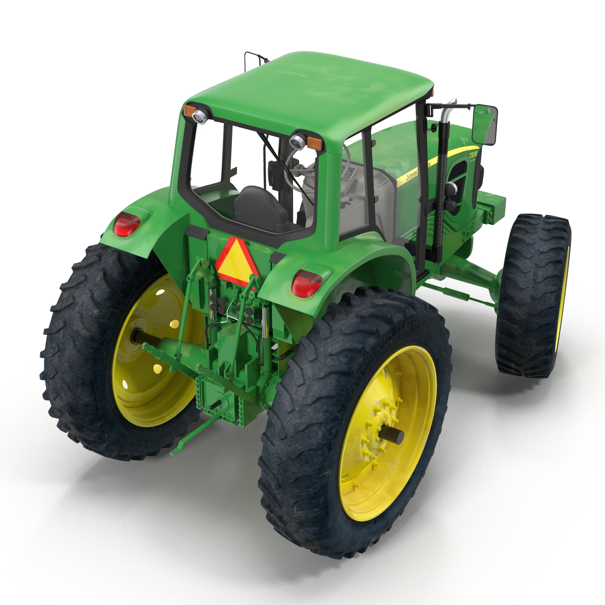 3D model Tractor John Deere 7330 Rigged