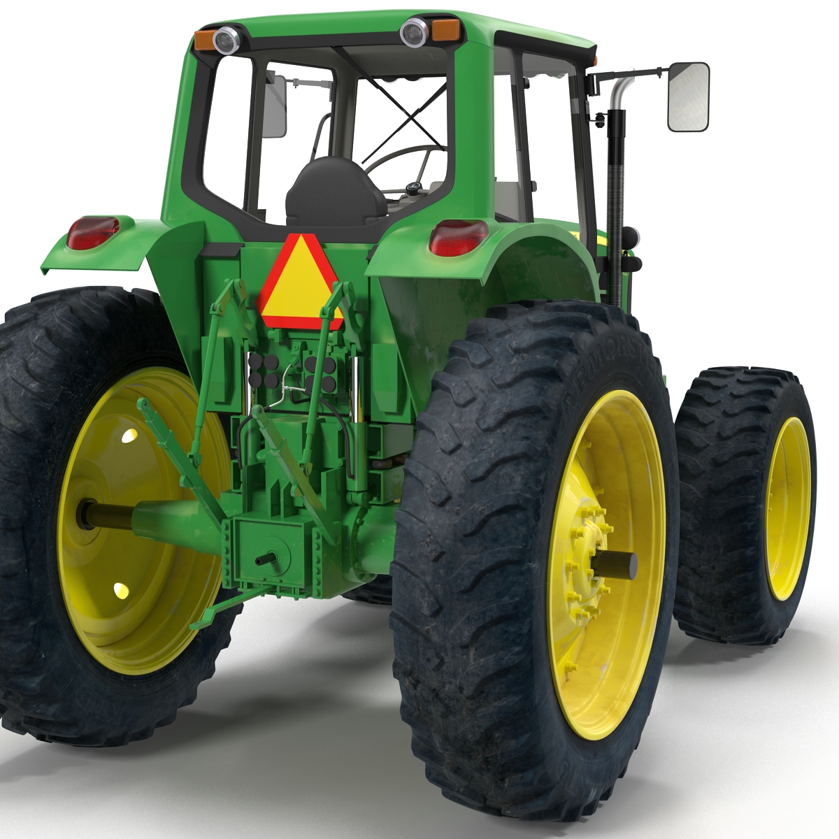 3D model Tractor John Deere 7330 Rigged