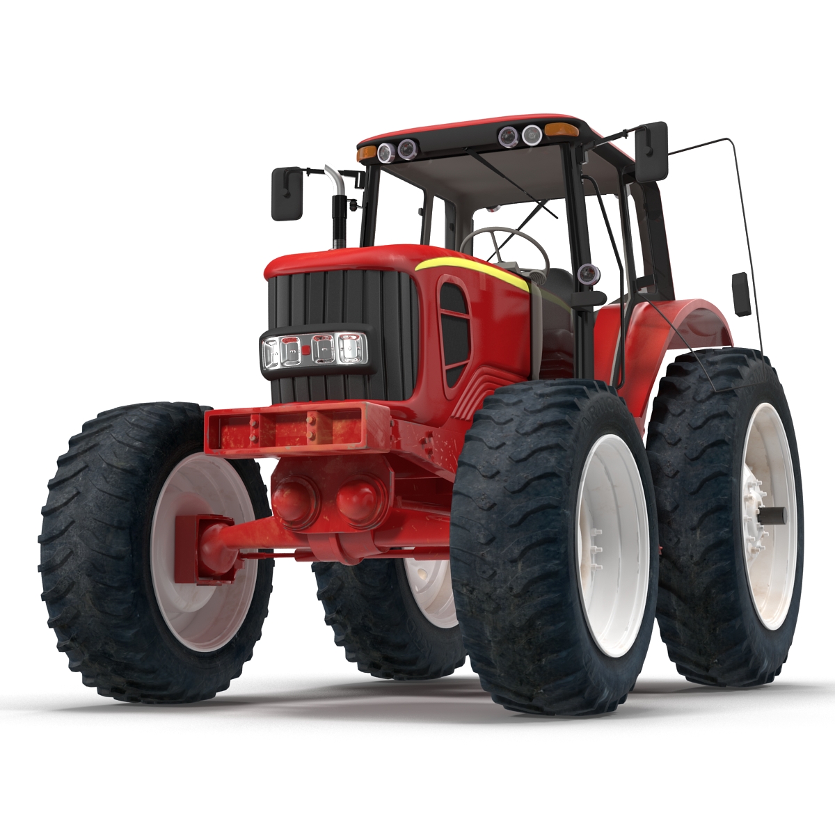 Tractor Generic Rigged 3D