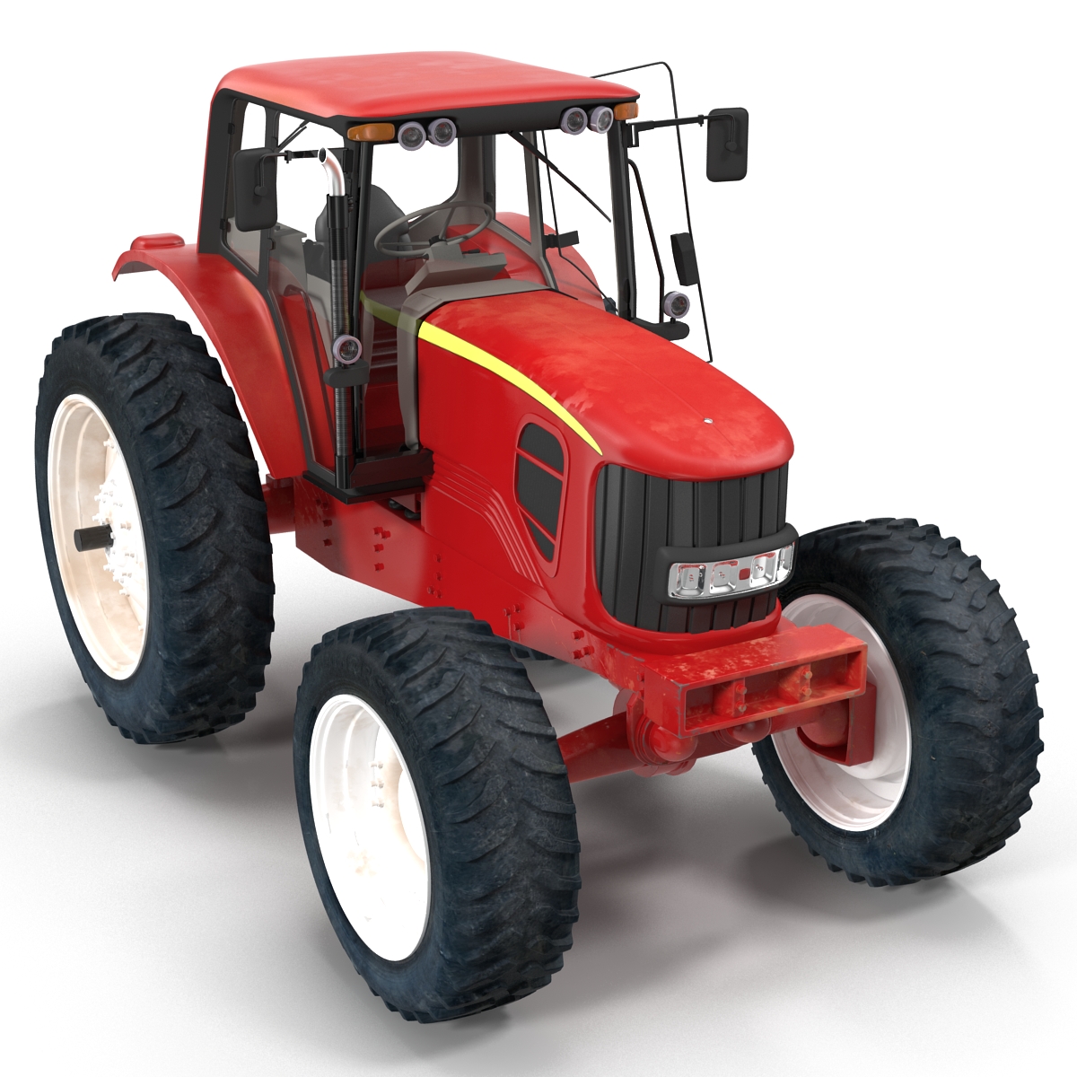 Tractor Generic Rigged 3D