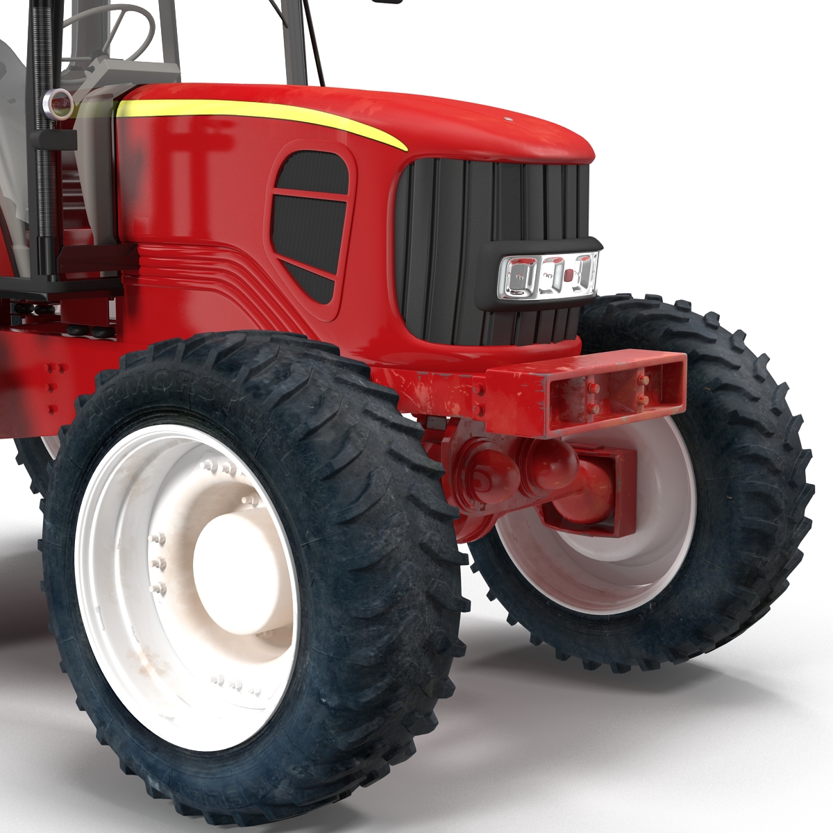 Tractor Generic Rigged 3D