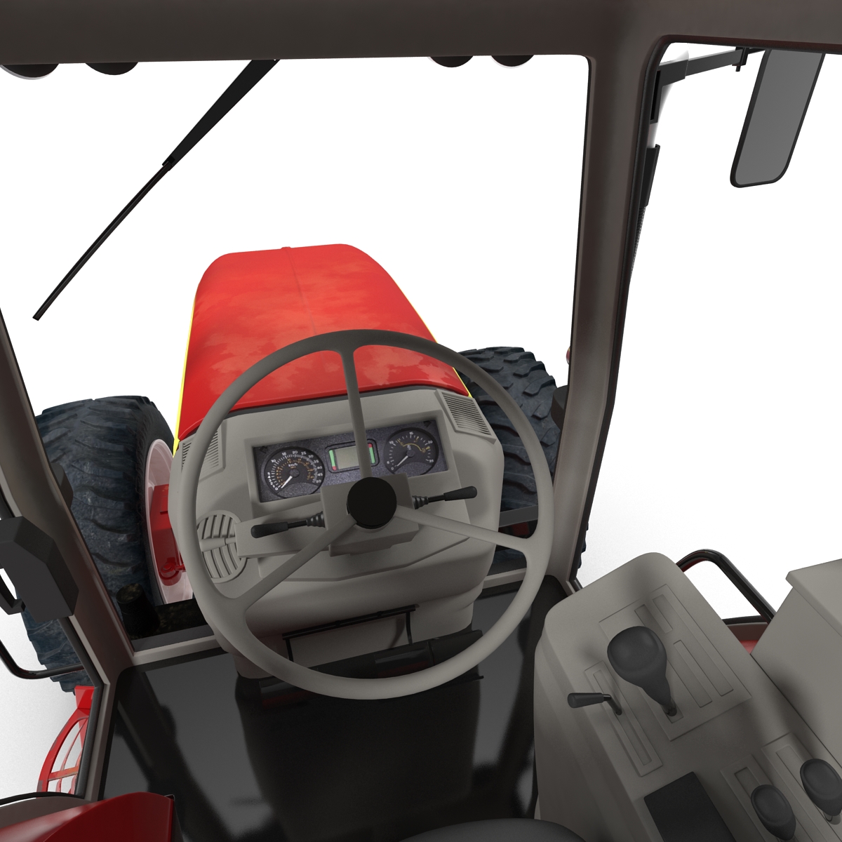 Tractor Generic Rigged 3D