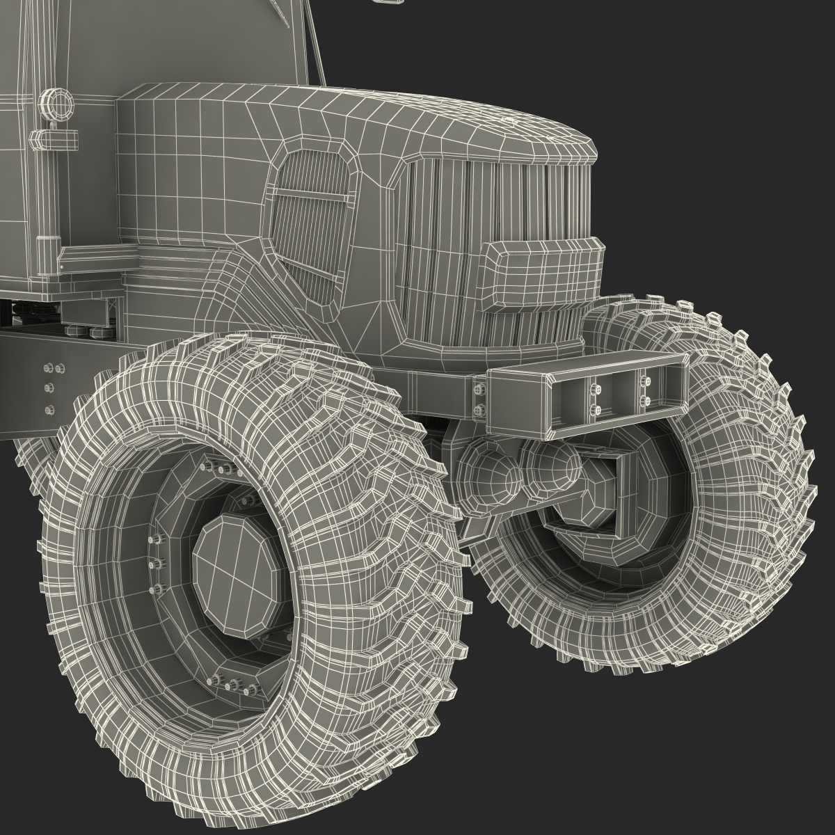 Tractor Generic Rigged 3D