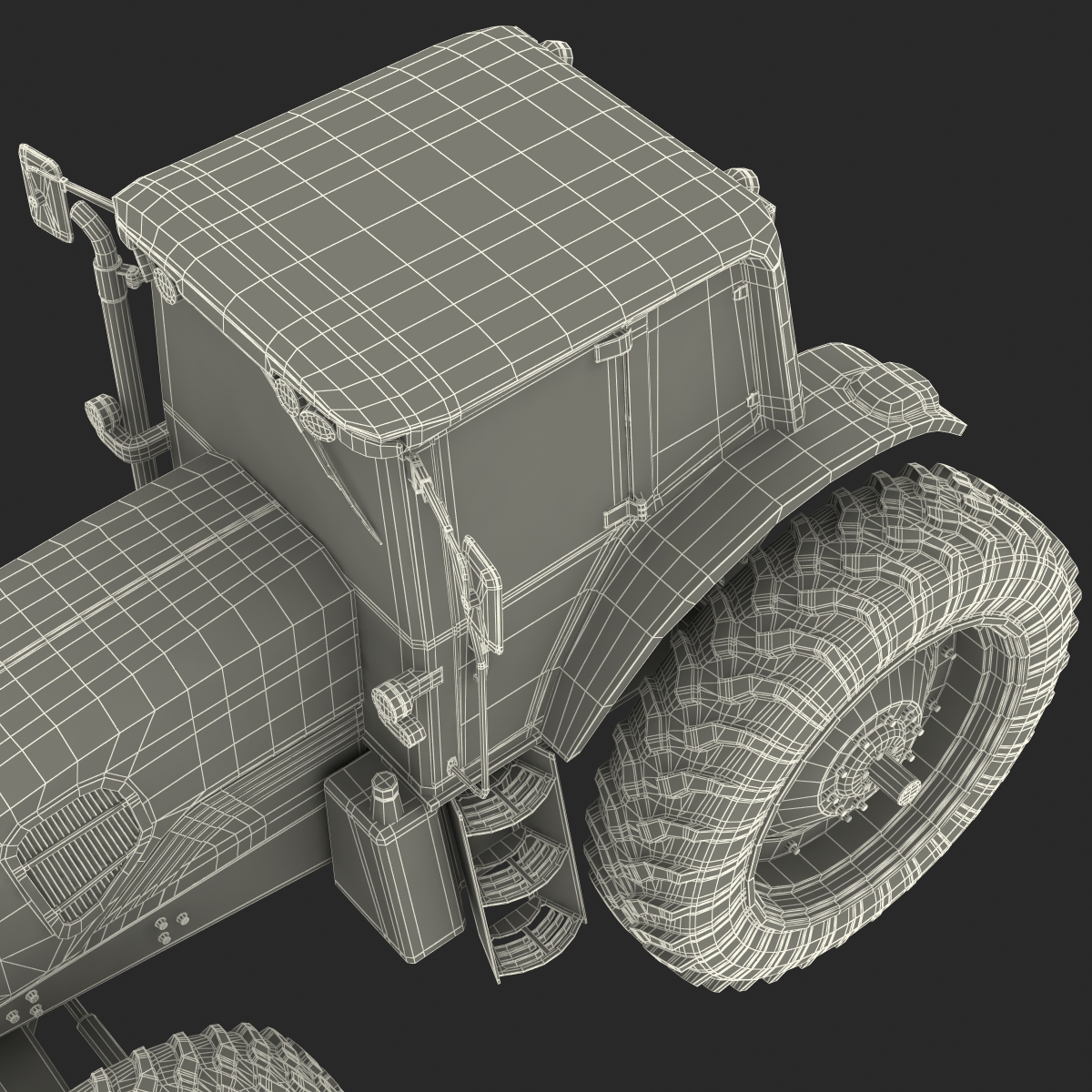 Tractor Generic Rigged 3D