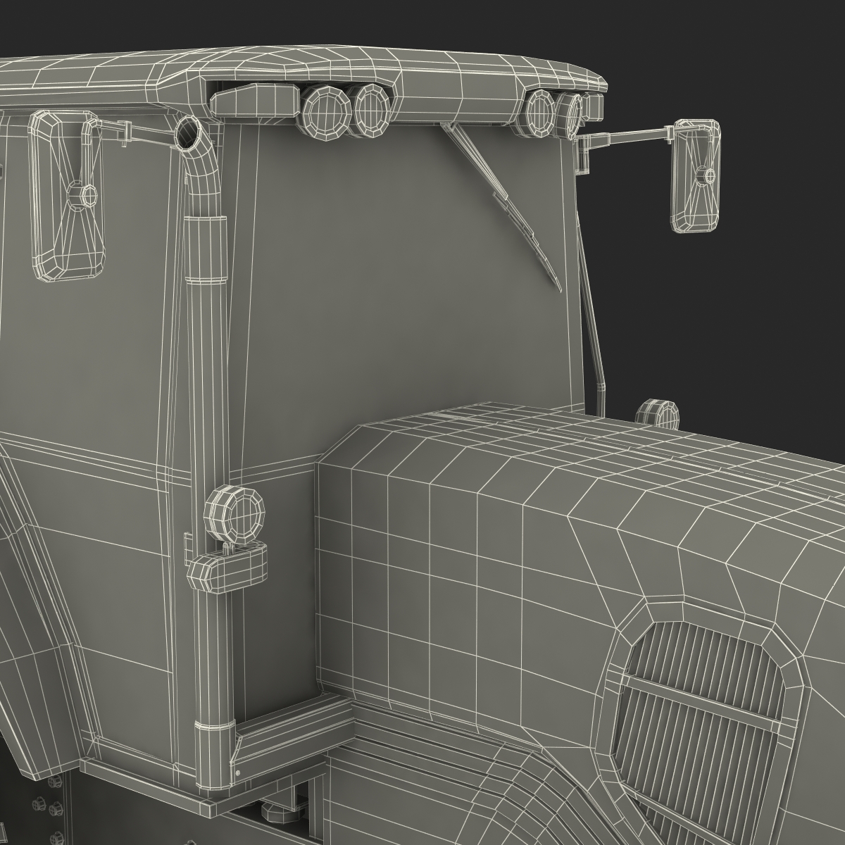 Tractor Generic Rigged 3D