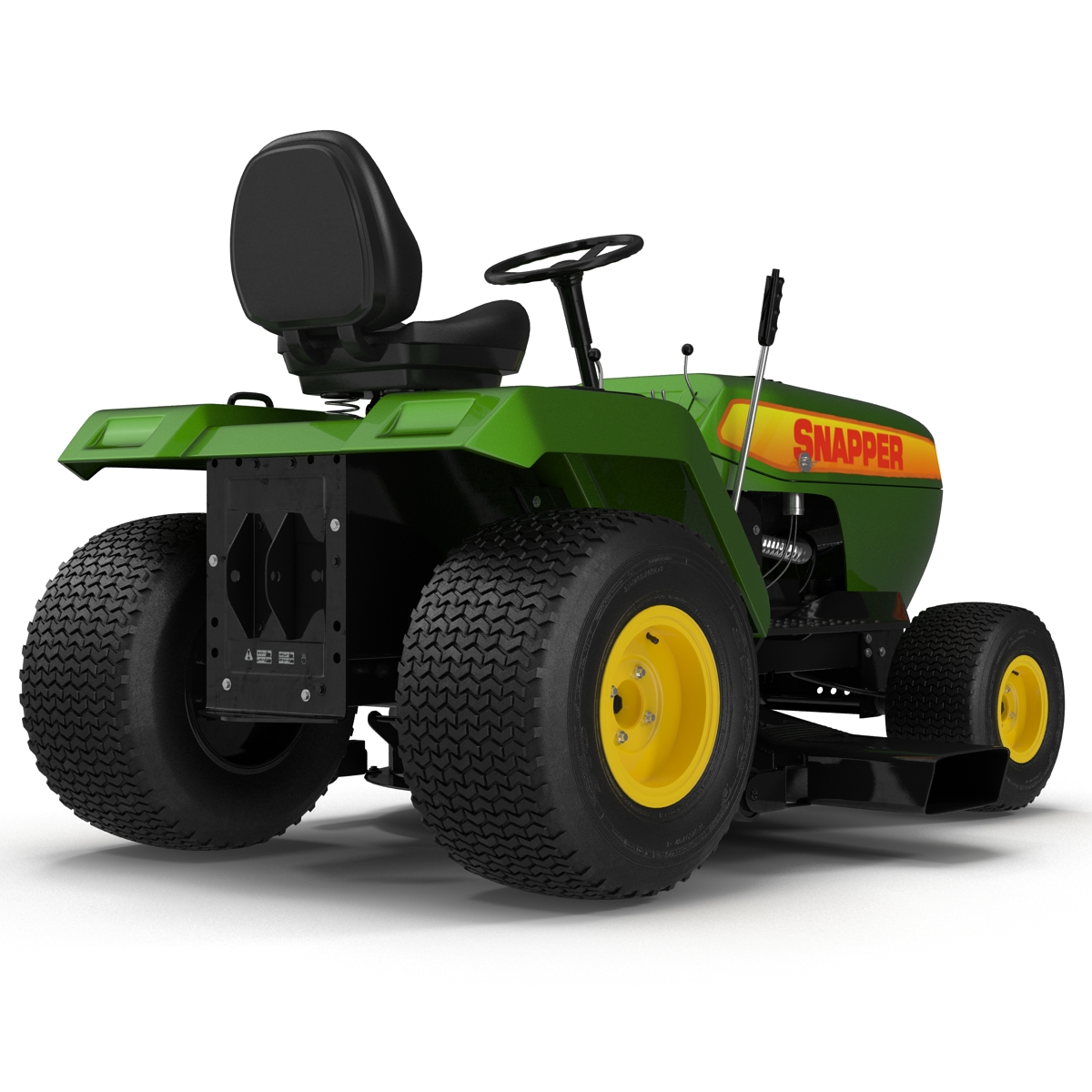 Lawn Tractor Snapper Rigged 3D