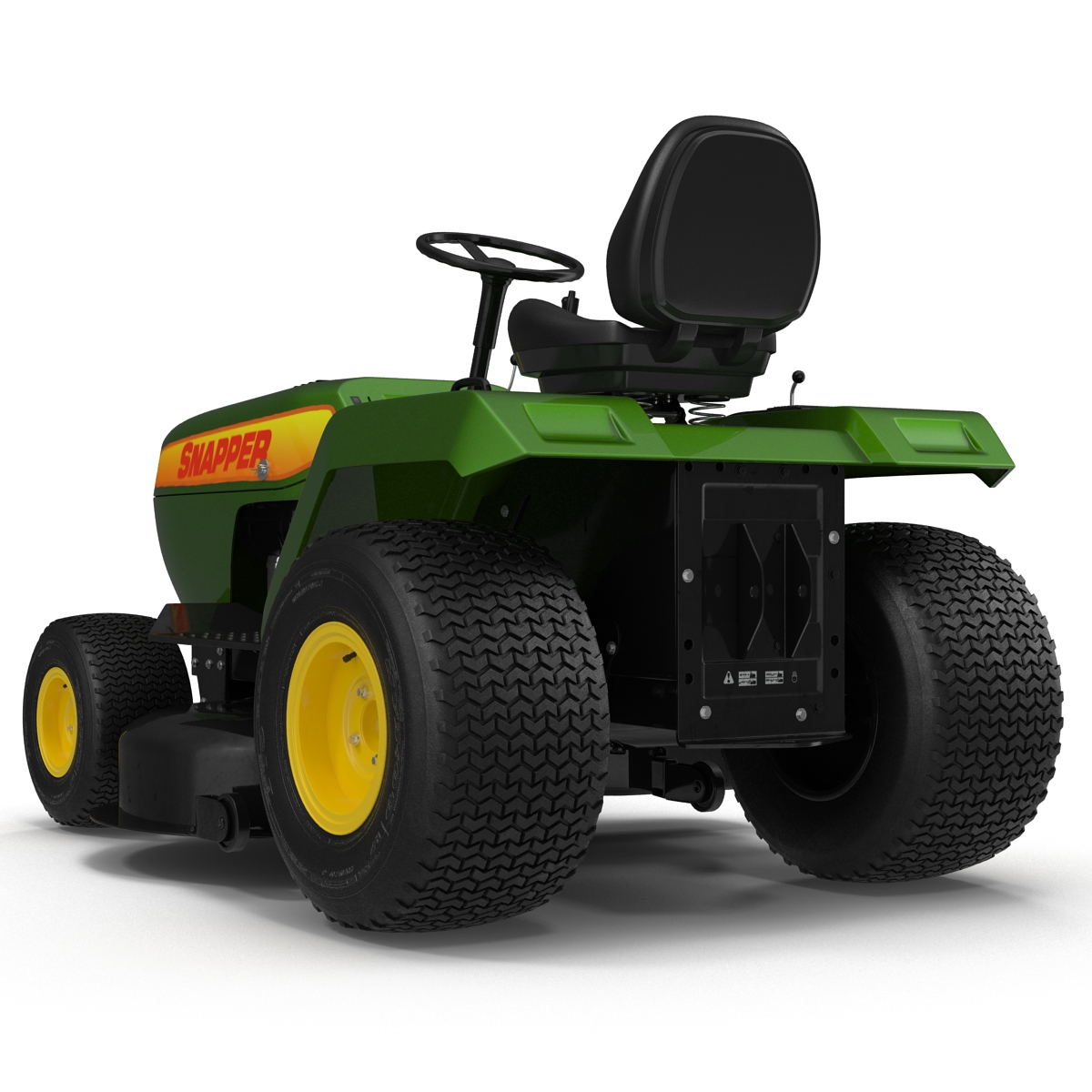 Lawn Tractor Snapper Rigged 3D