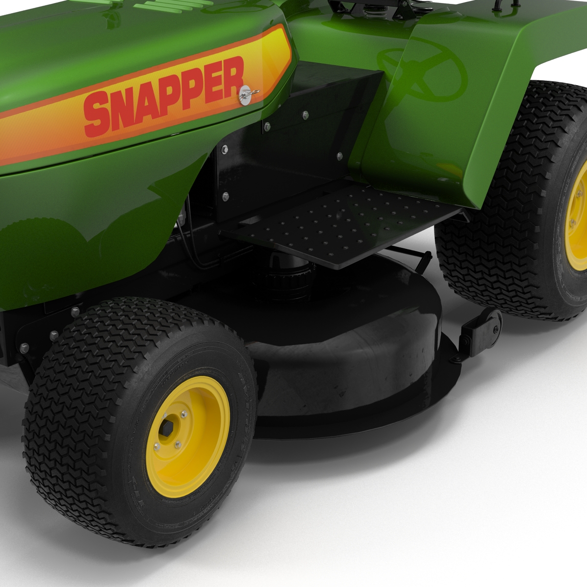 Lawn Tractor Snapper Rigged 3D