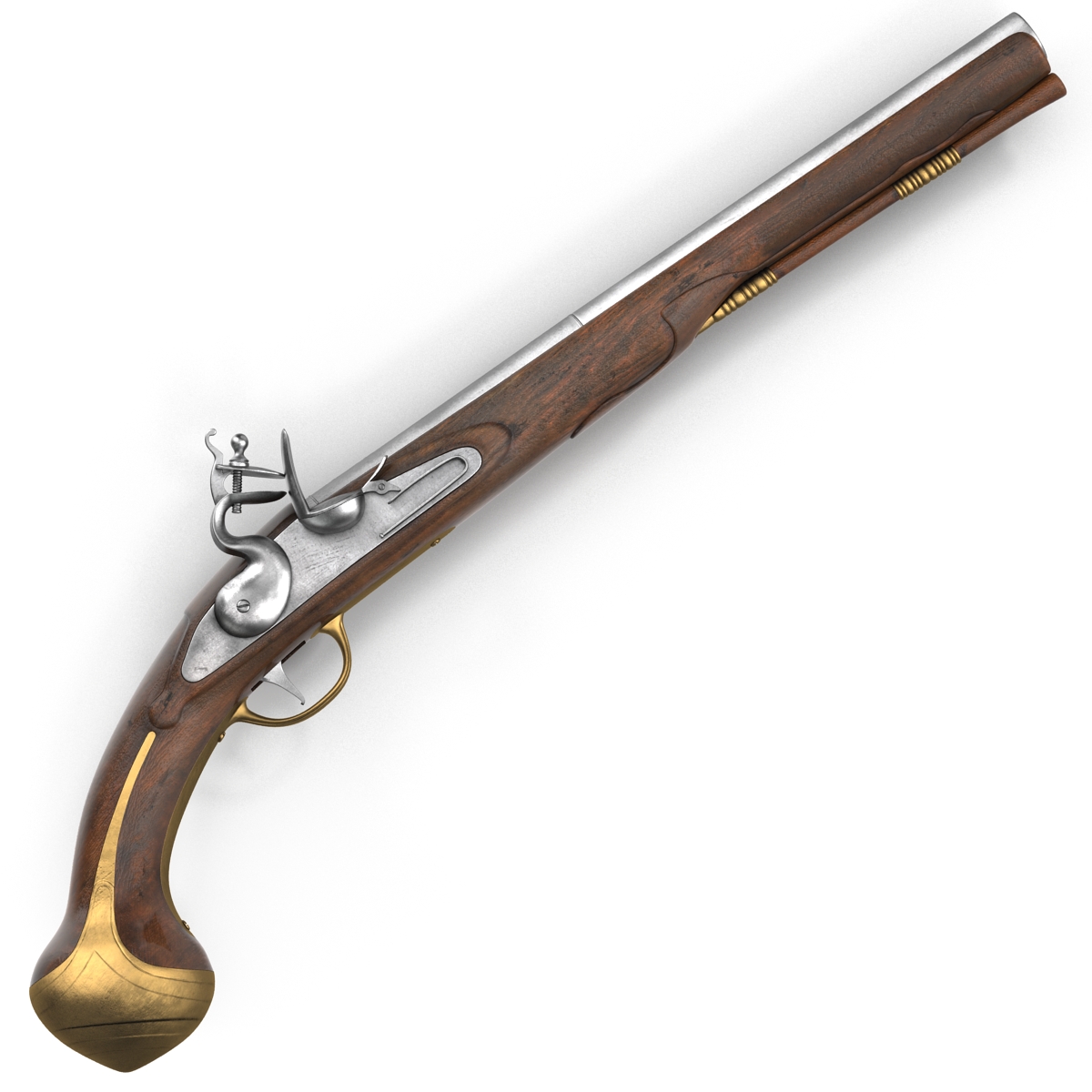 3D Flintlock Pistol