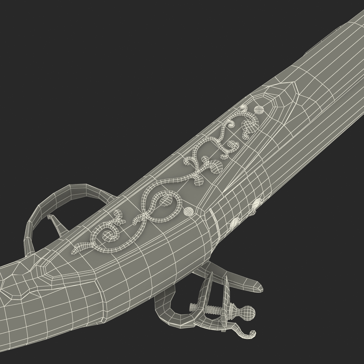 3D Flintlock Pistol