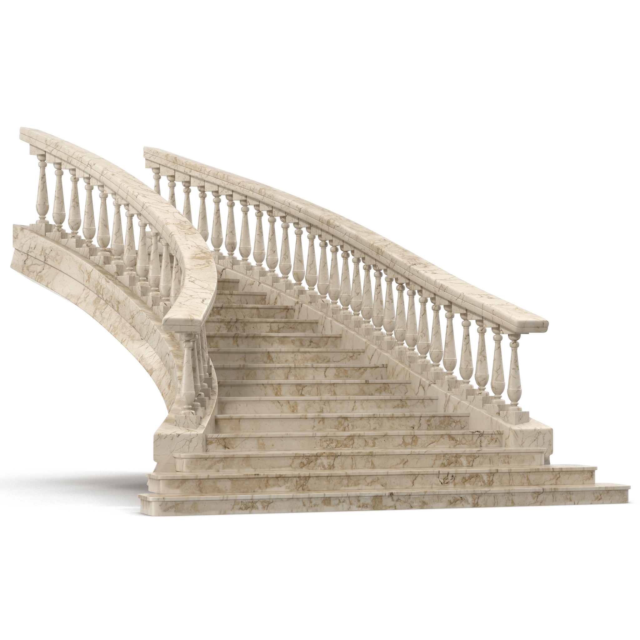 3D model Stairs 2