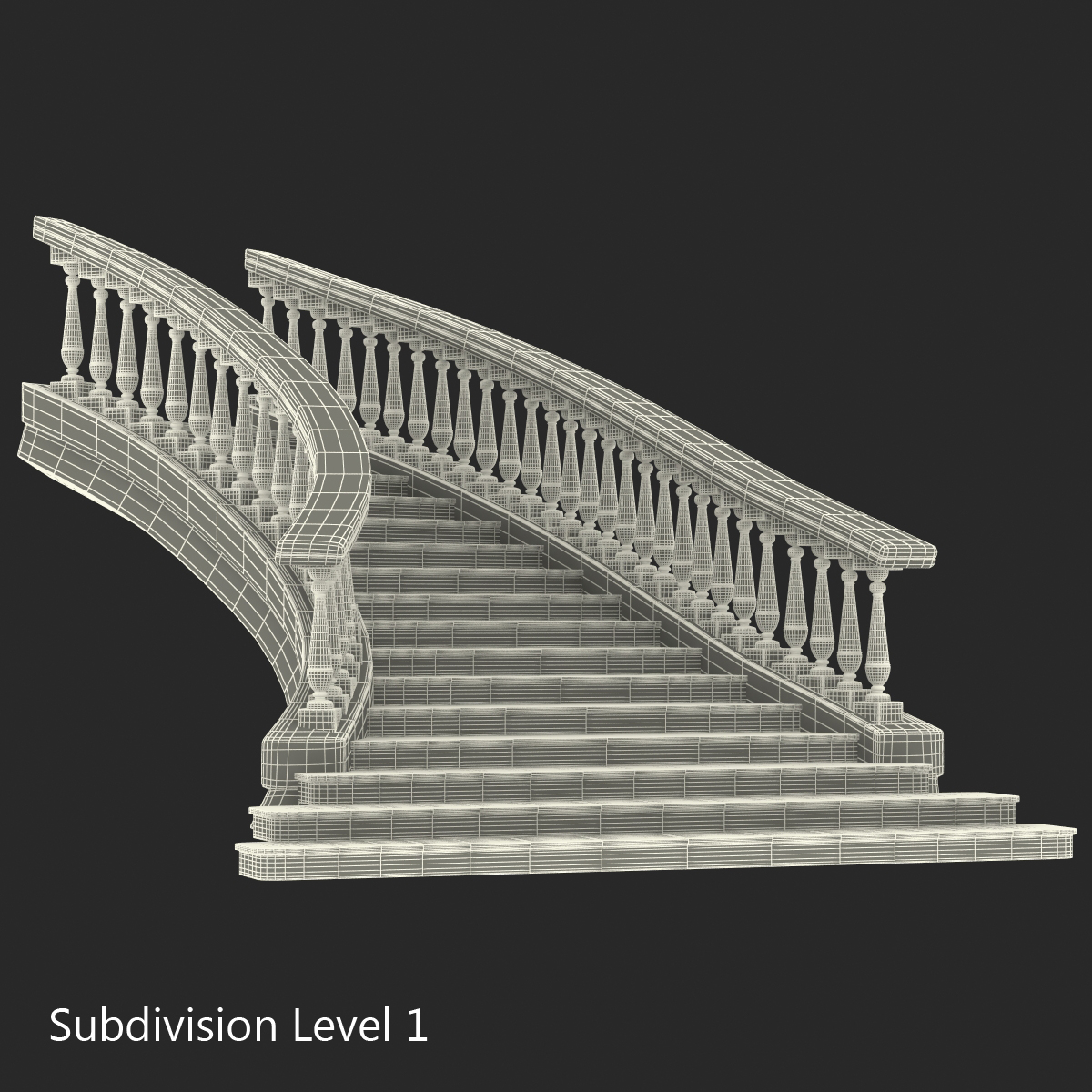 3D model Stairs 2