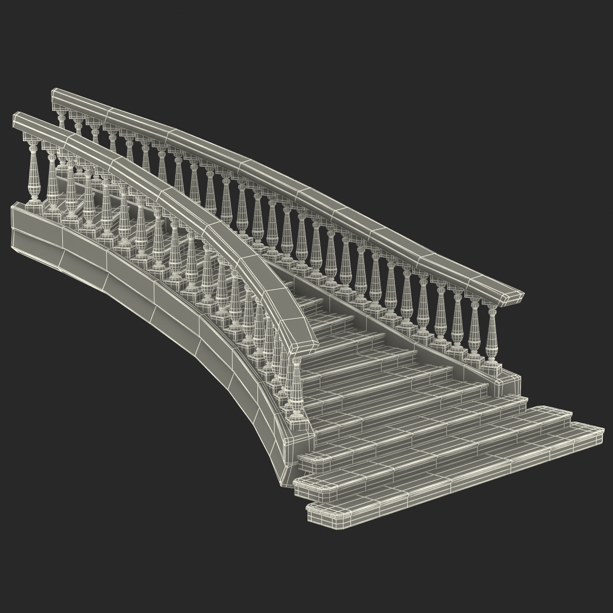 3D model Stairs 2