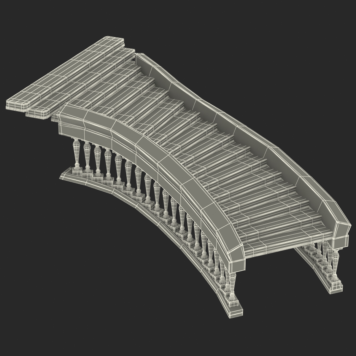 3D model Stairs 2