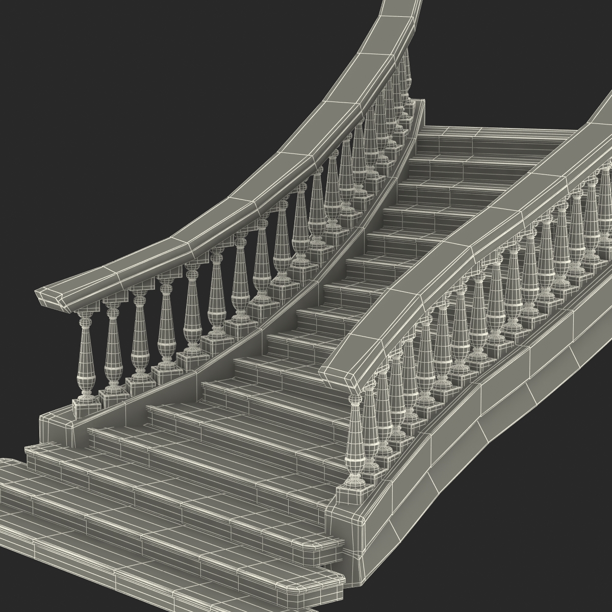 3D model Stairs 2