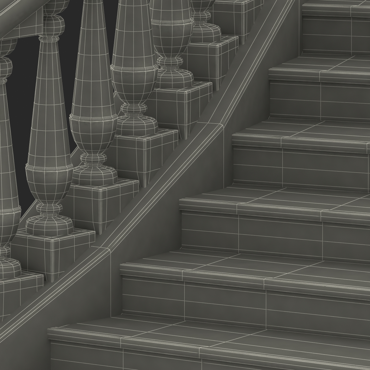 3D model Stairs 2