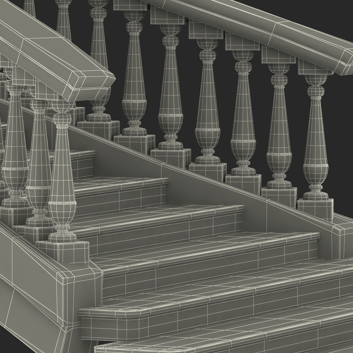 3D model Stairs 2