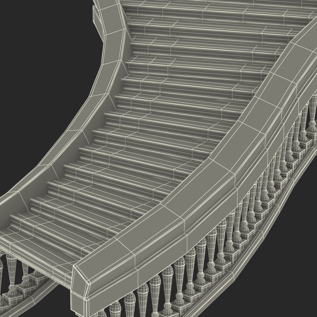 3D model Stairs 2