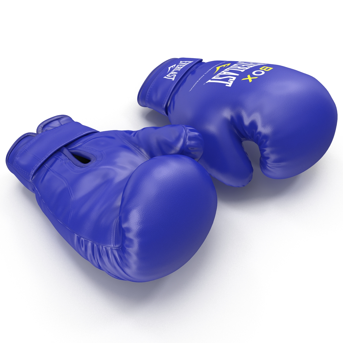 Boxing Gloves Everlast Blue 3D