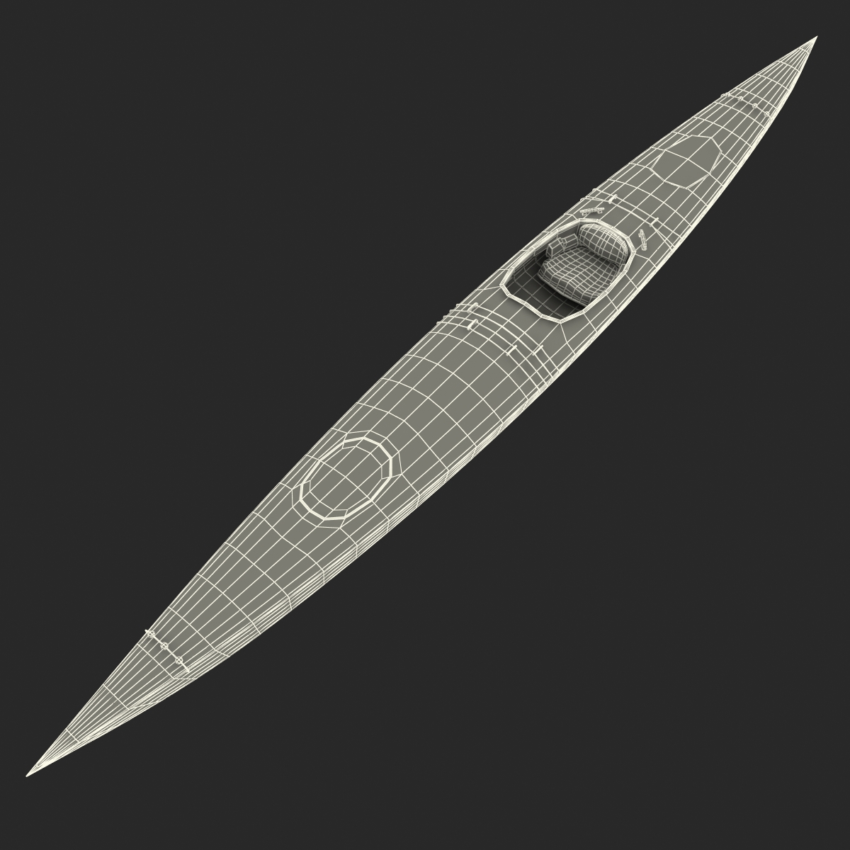 Kayak 4 3D model