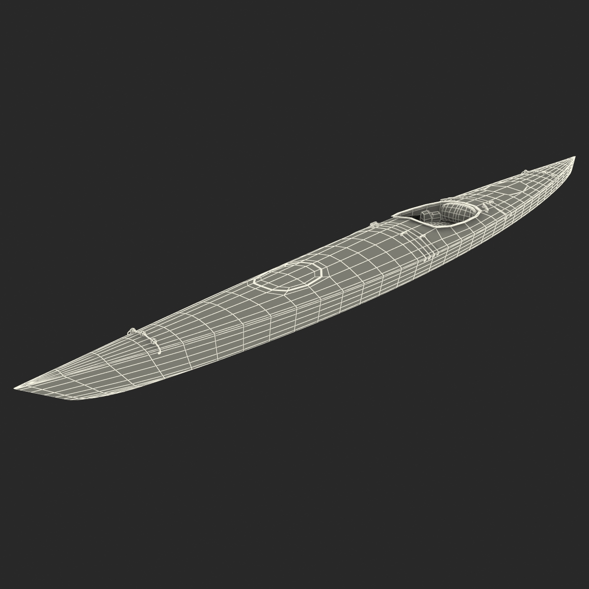 Kayak 4 3D model