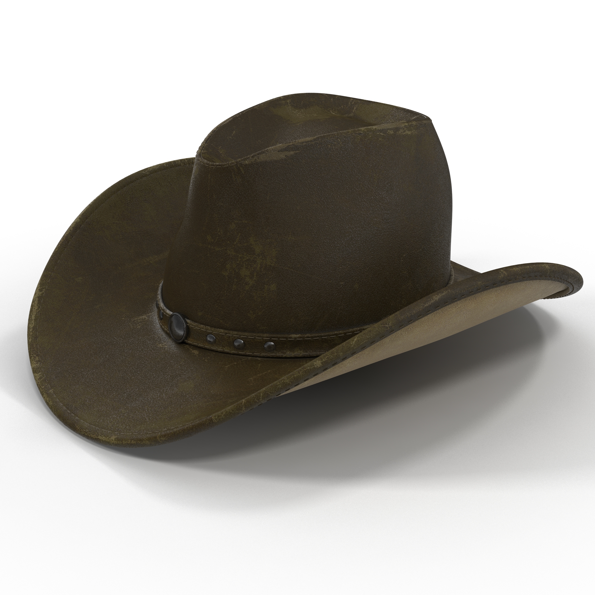 3D Old Cowboy Hat 2