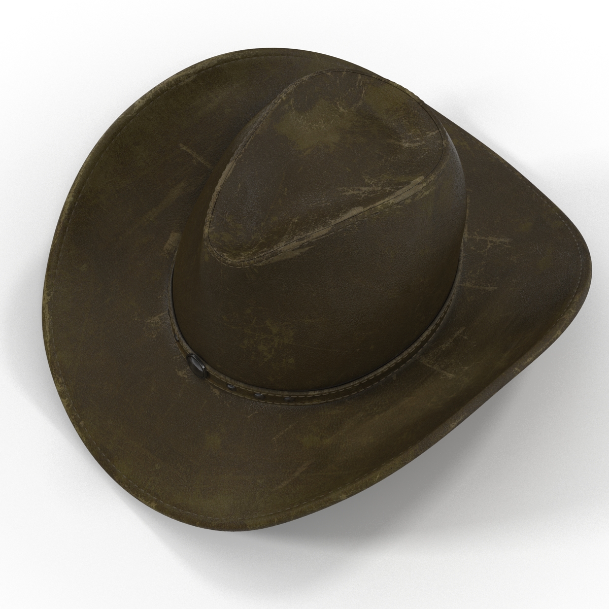 3D Old Cowboy Hat 2