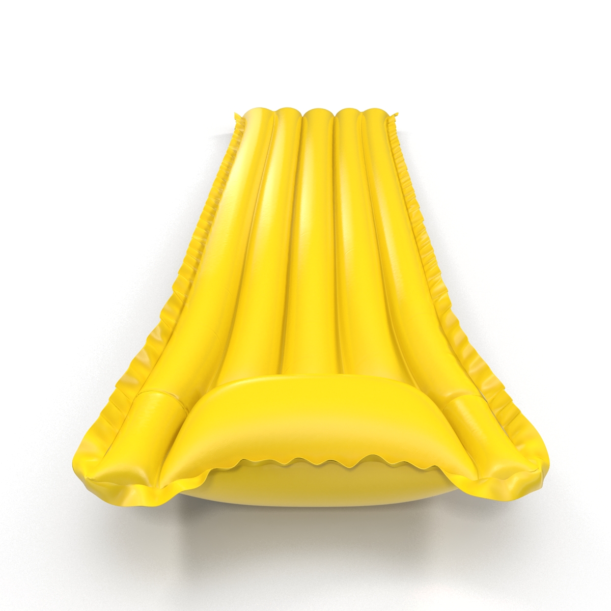 Inflatable Air Mattress 3 Yellow 3D