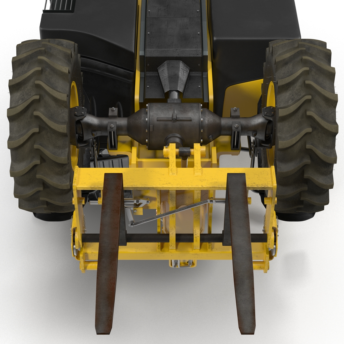 3D model Telescopic Handler Forklift JCB 535 95 Yellow