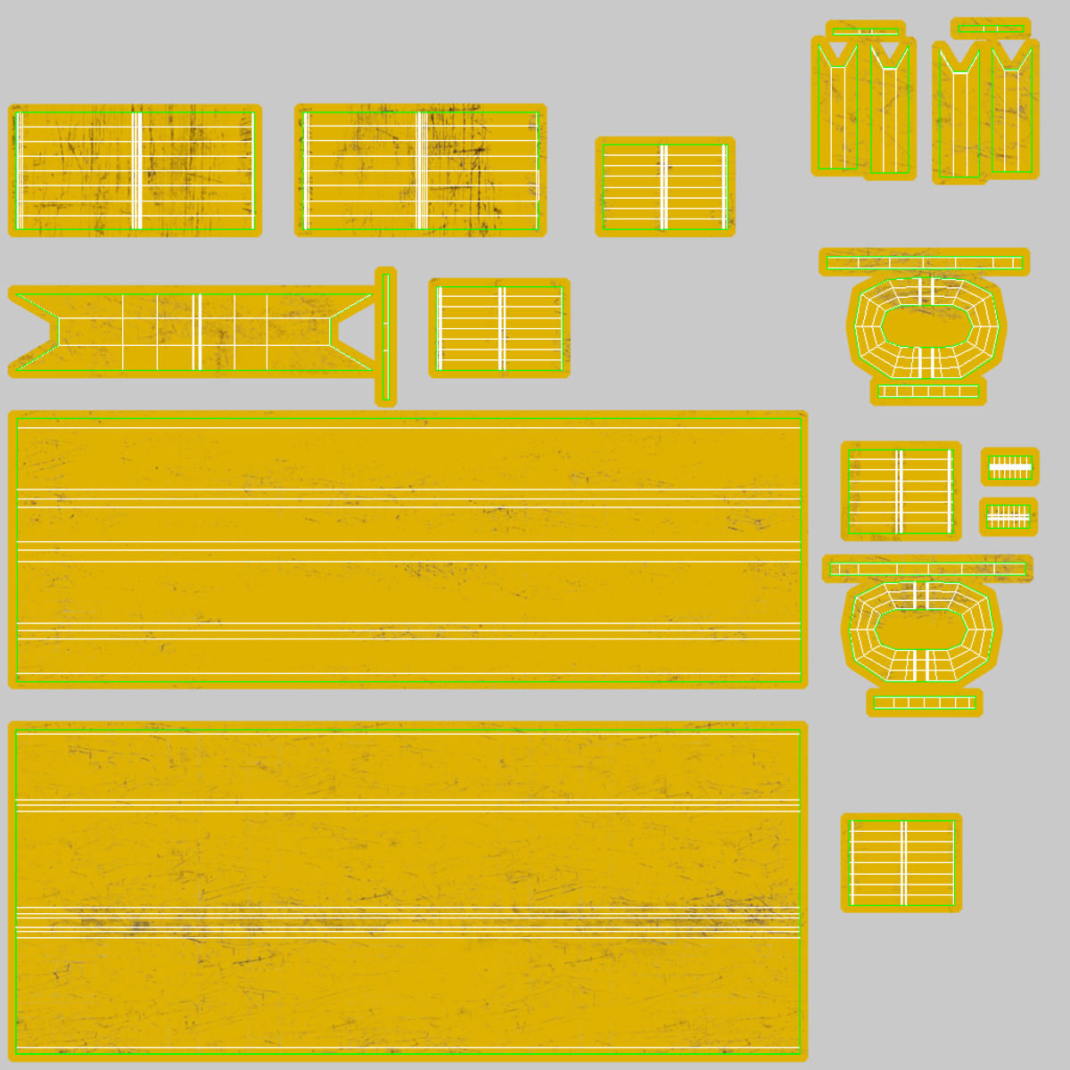 3D model Telescopic Handler Forklift JCB 535 95 Yellow