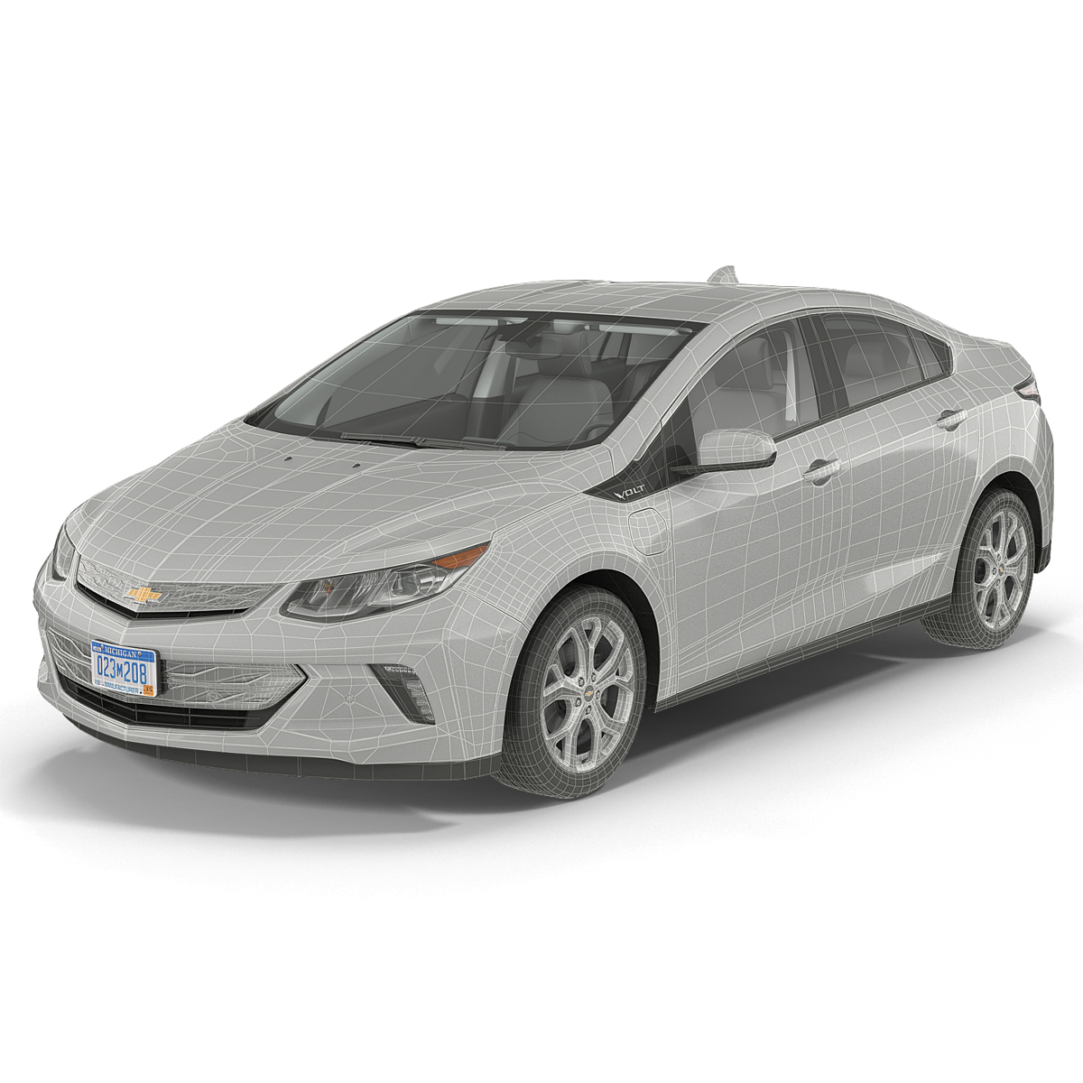 3D model Chevy Volt 2016