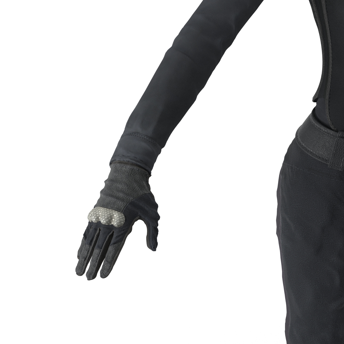 3D SWAT Woman Afro American 3