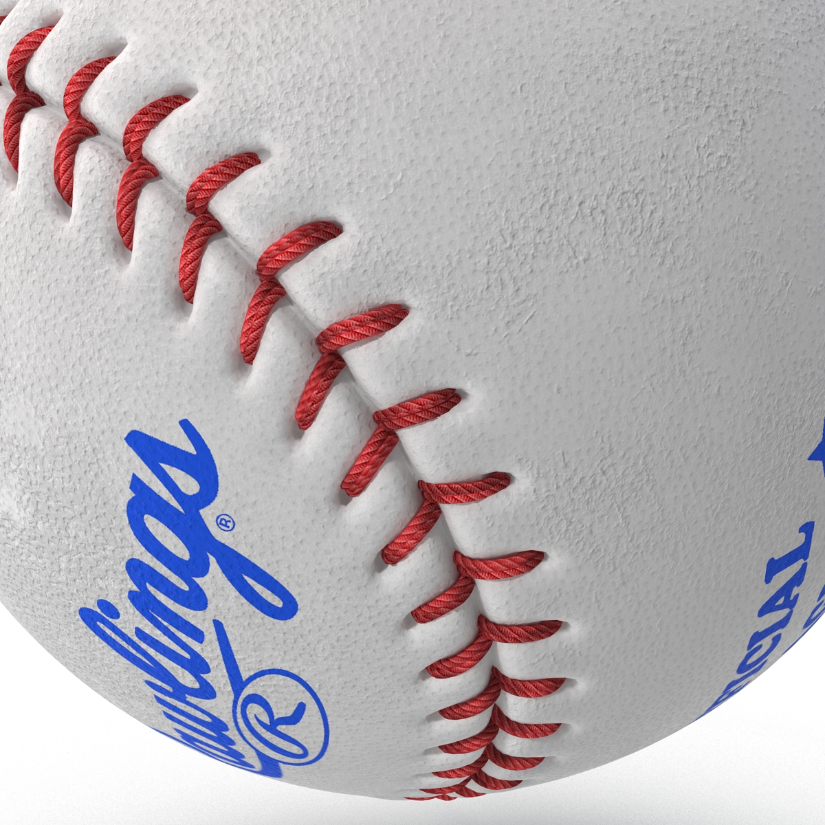 Baseball Ball Rawlings 3D