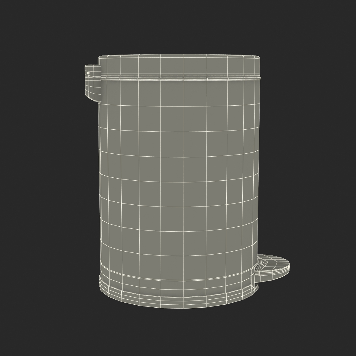 3D Step Garbage Can