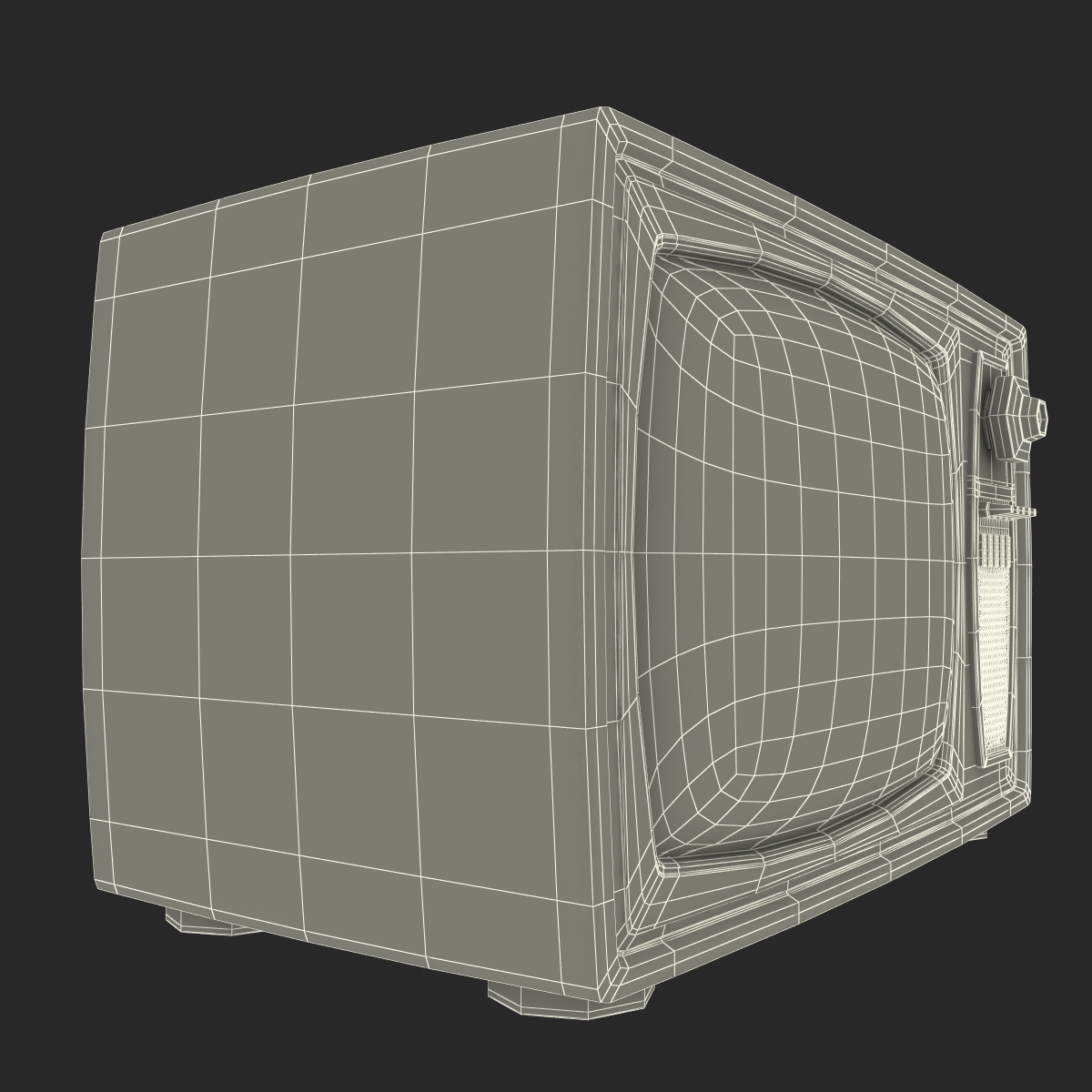 3D model Retro TV 2