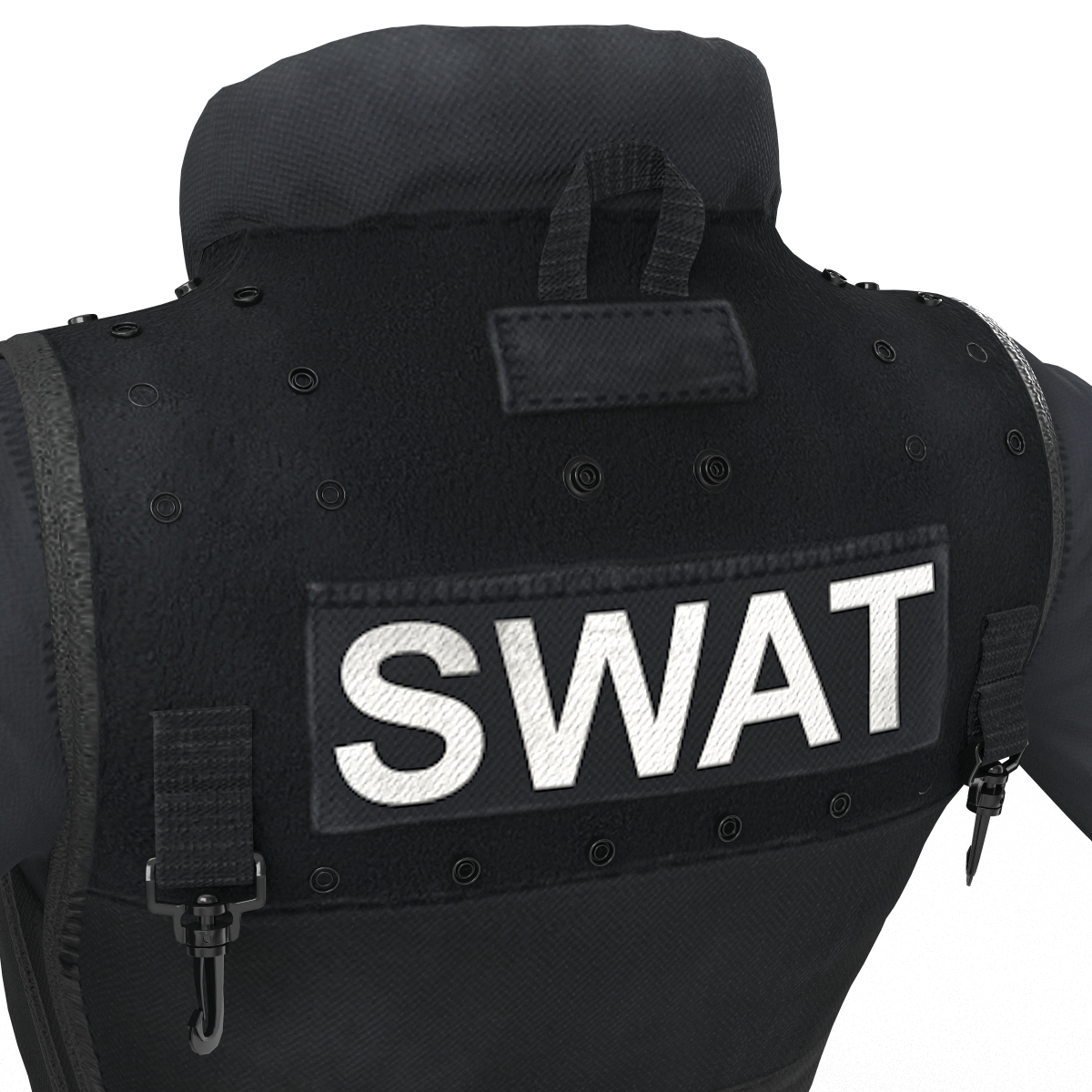 3D model SWAT Woman Uniform 7