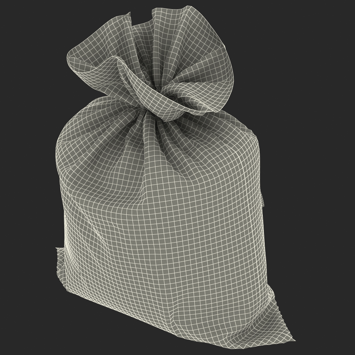 Money Bag Euro 3D model